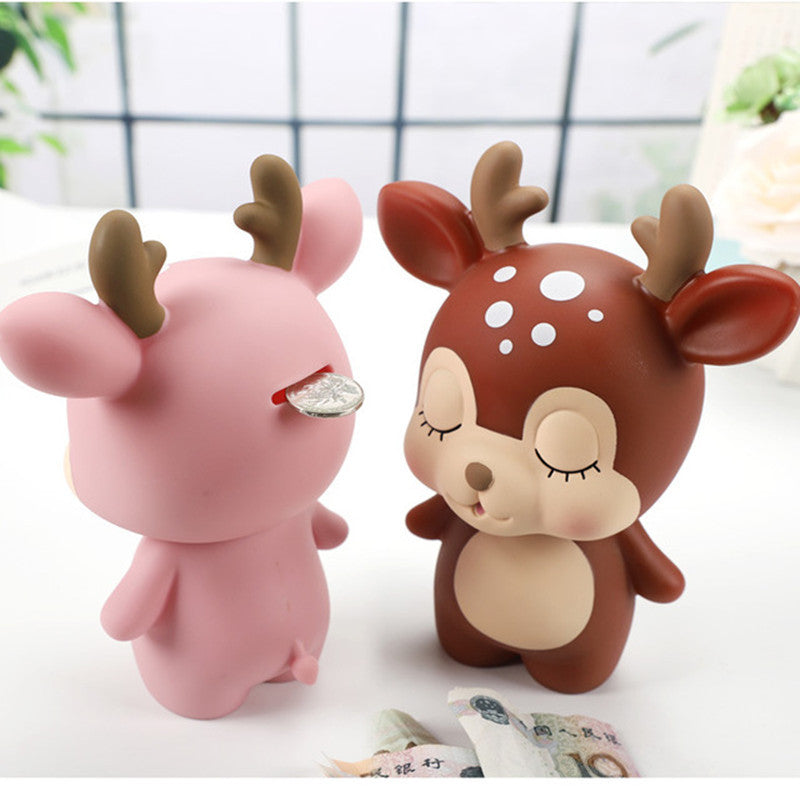 Deer Plastic Piggy Bank