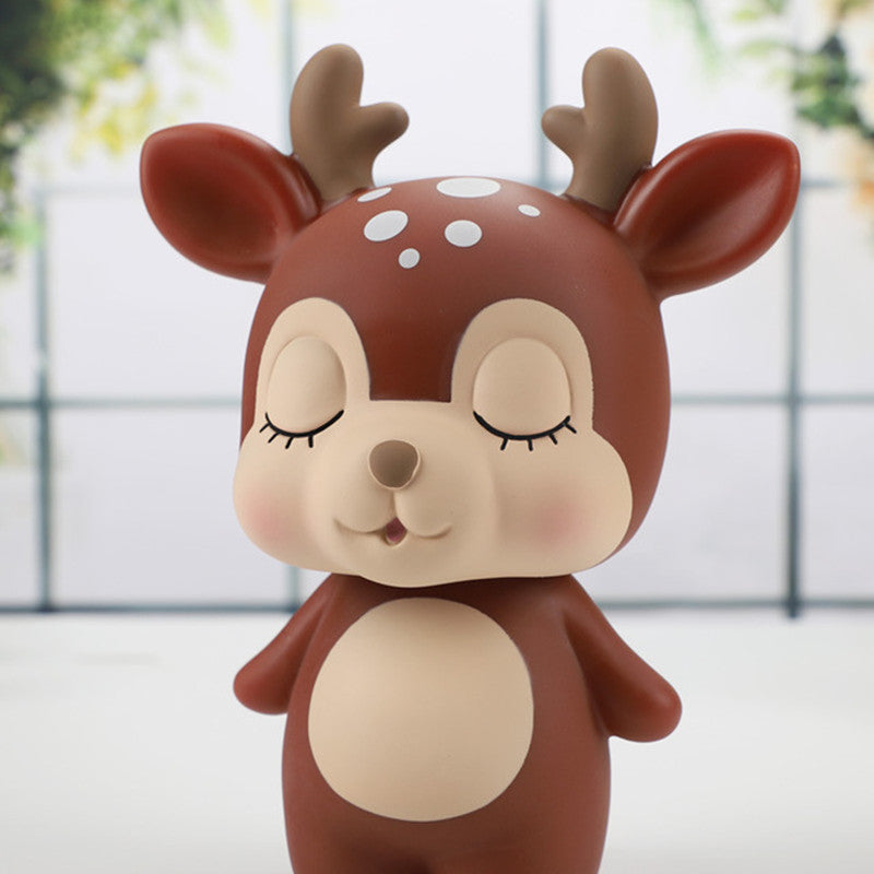 Deer Plastic Piggy Bank